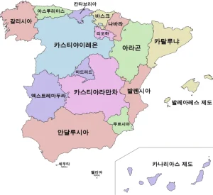 템프라니요 스페인 지도